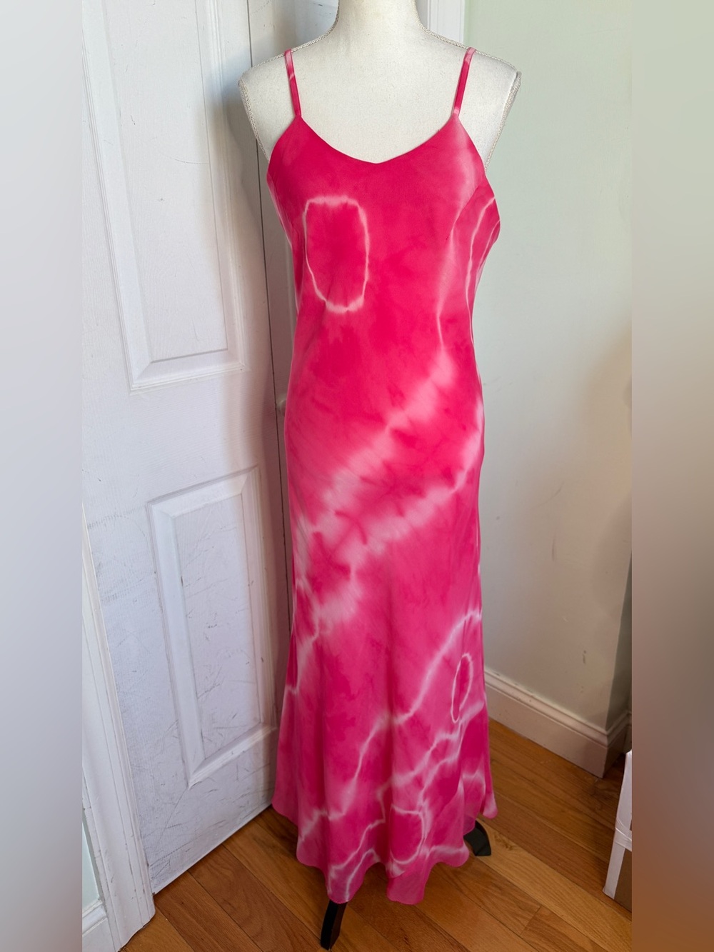 Y2K Tie Dye Fairycore Whimsigoth Bohemian Maxi Dress by Pink Girl